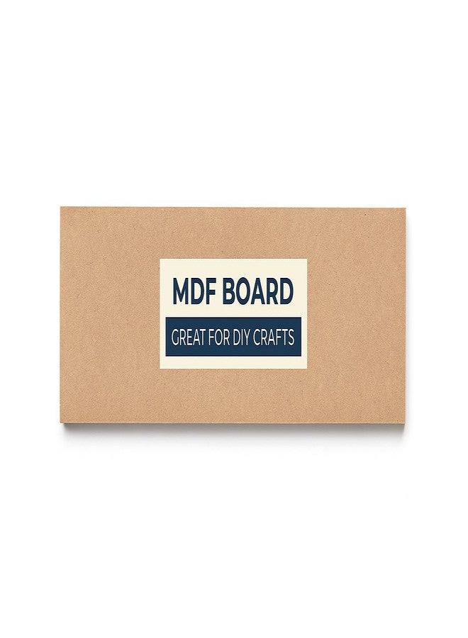 RK Trends 3.4 mm MDF Boards for DIY Art & Crafts,(Pack of 6Pcs) Wood MDF Sheets for Craft Work, Painting, Resin Art, Fluid Art, Decoupage, Mandala Art, Pyrography. (9 Inch x 2.5 Inch) - Image 1